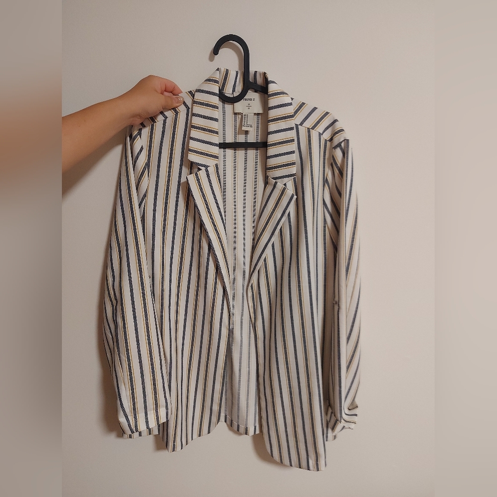 H&M casual strio blazer